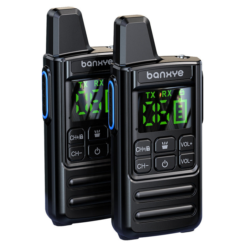 Ultra-Thin Mini High-Power Handheld Walkie-Talkie for Outdoor Use