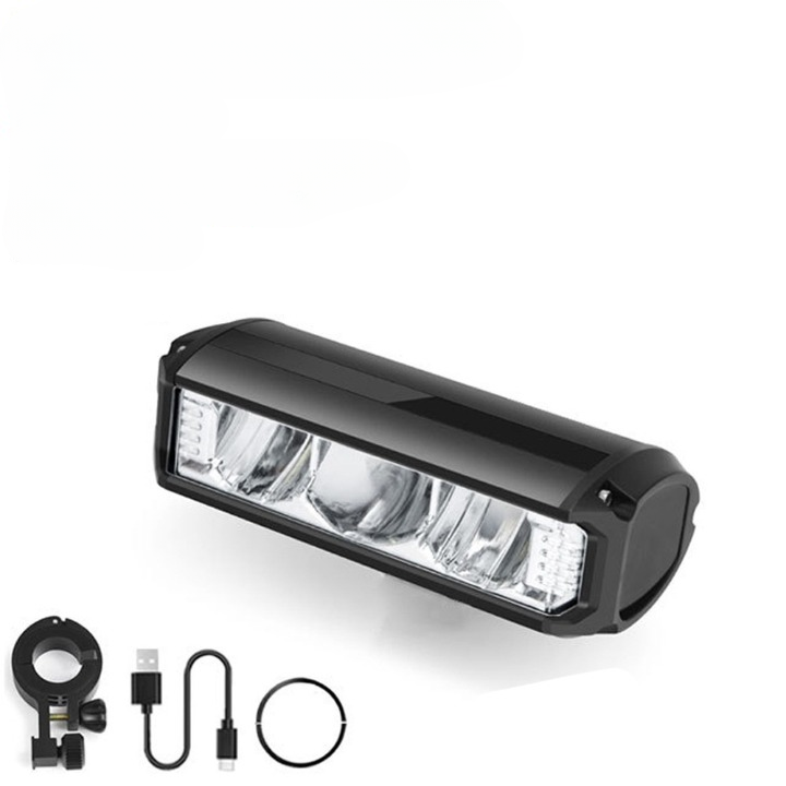 Rechargeable Bicycle Light with Adjustable Mount for Everyday Riding