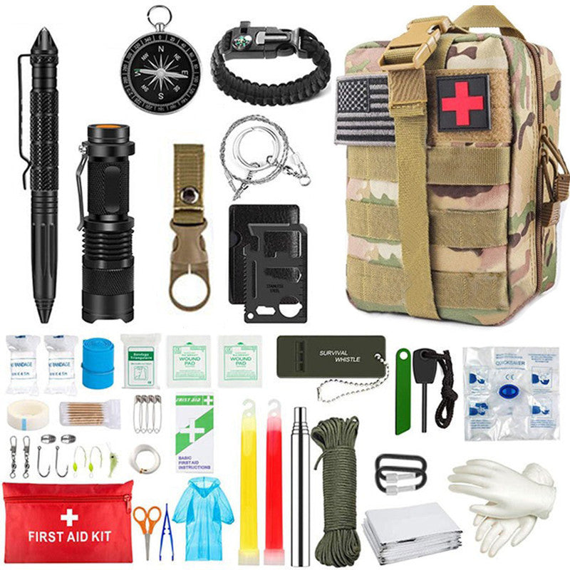 WildGuard Canvas First Aid Kit – Outdoor Wilderness Survival Emergency Pack
