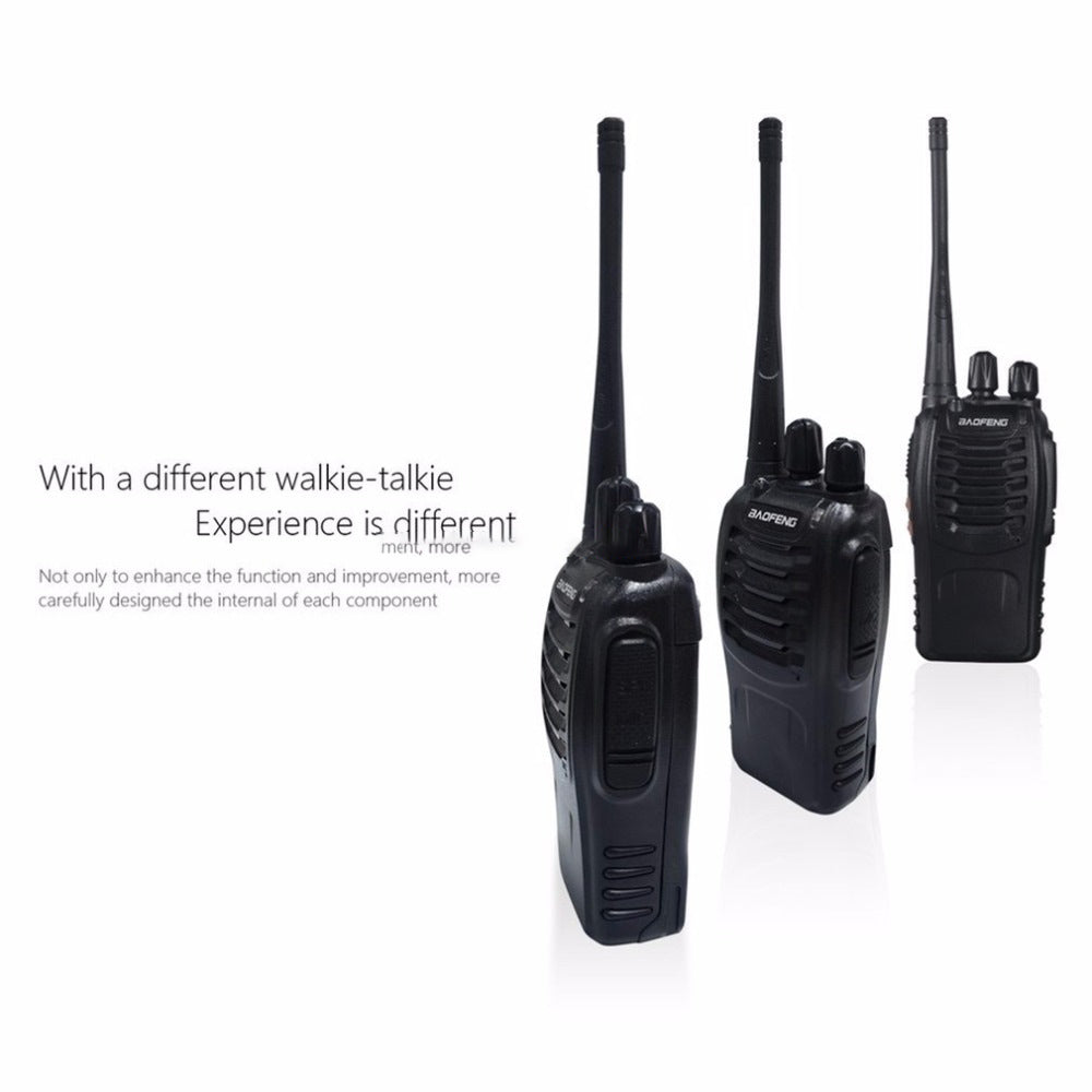 FamilyLink Rechargeable Two-Way Walkie-Talkie Gift Set for Outdoor Use