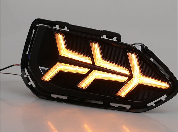 Dual-Color LED Daytime Running Lights for Car Styling Upgrade