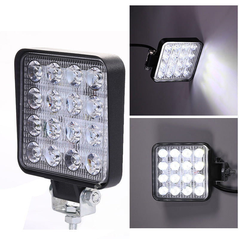 Ultra-Bright Square LED Work Light for Machinery Inspection and Outdoor Use