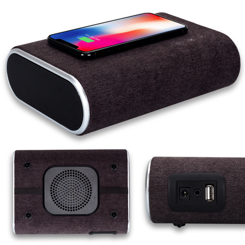 Wireless Charging Speaker with Dual Audio Design