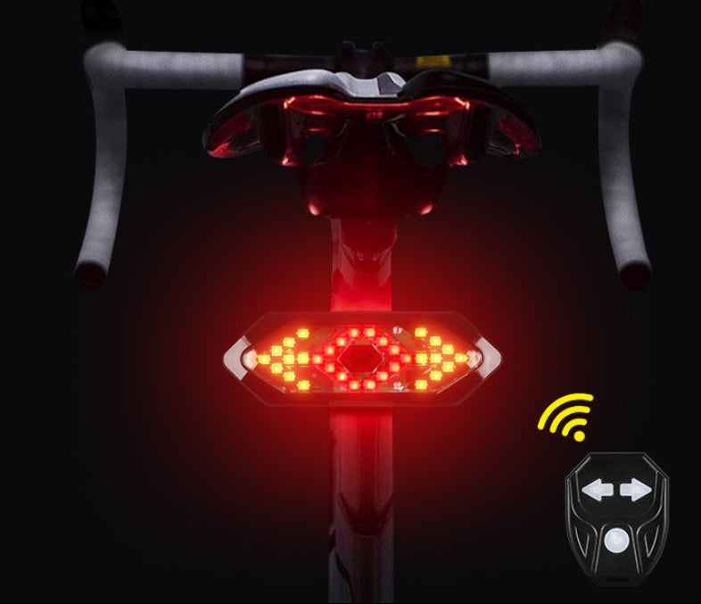 Remote Control Bicycle Turn Signal Tail Light for Safer Riding