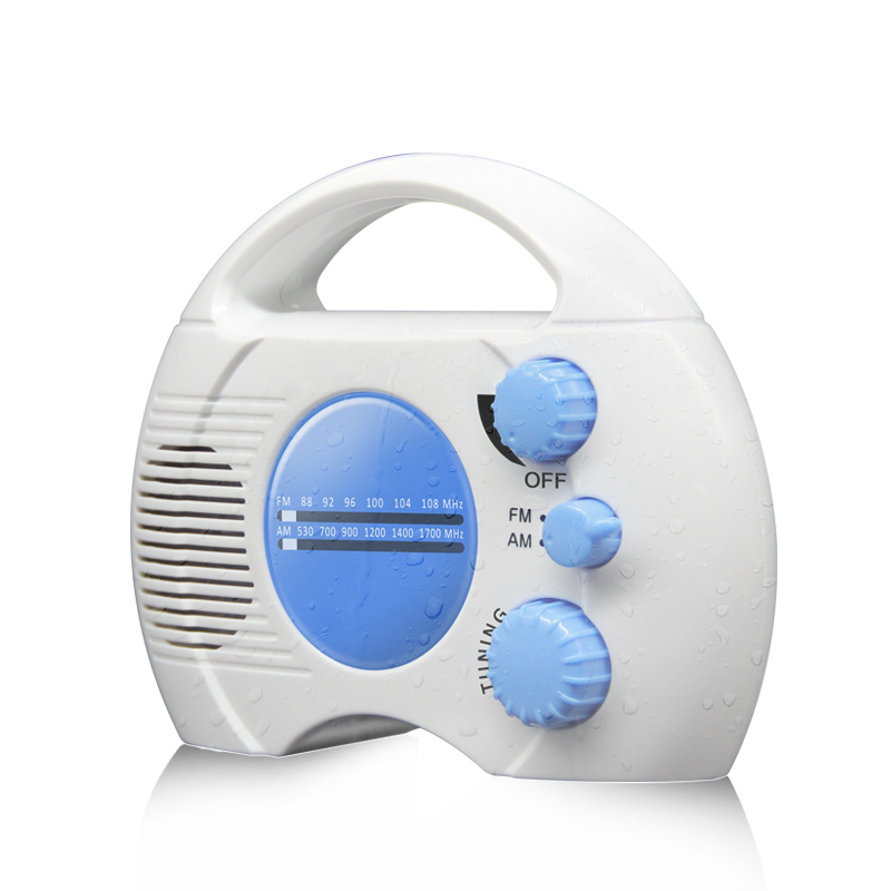 Portable Waterproof AM/FM Hanging Radio 1000mAh