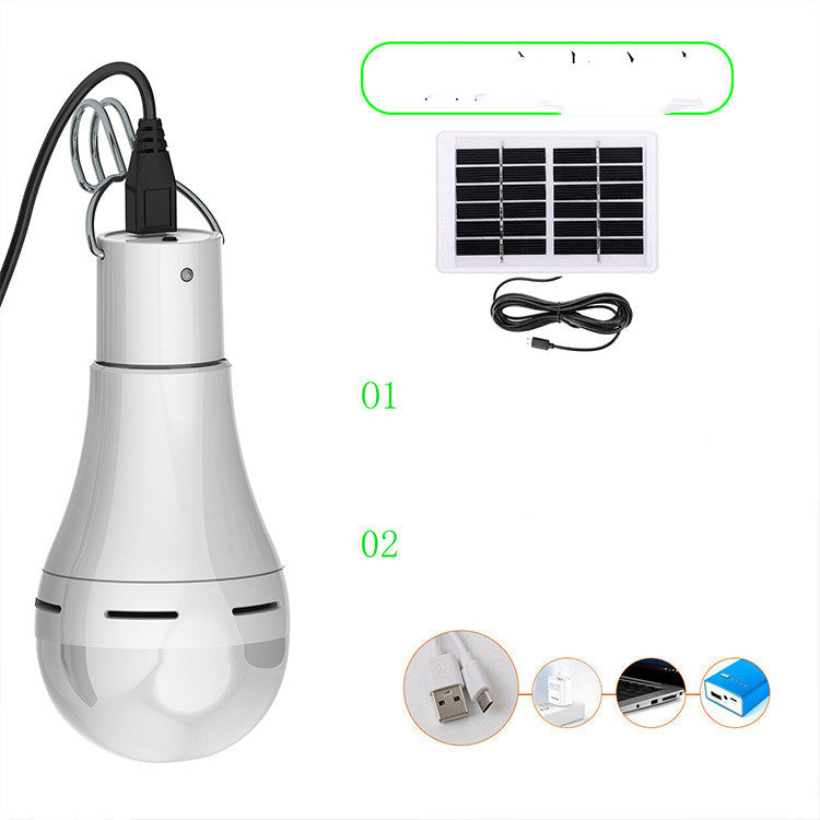 Solar Rechargeable Emergency LED Bulb