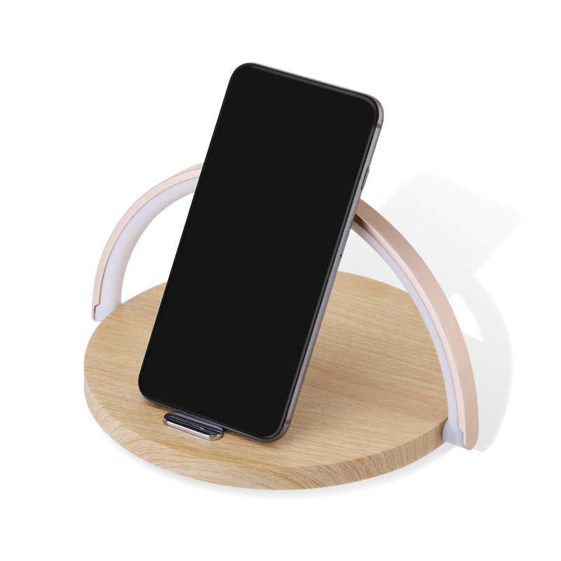 Desk Lamp with Wireless Charging and Phone Holder