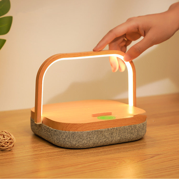 Touch-Control Desk Lamp Speaker with Wireless Charging