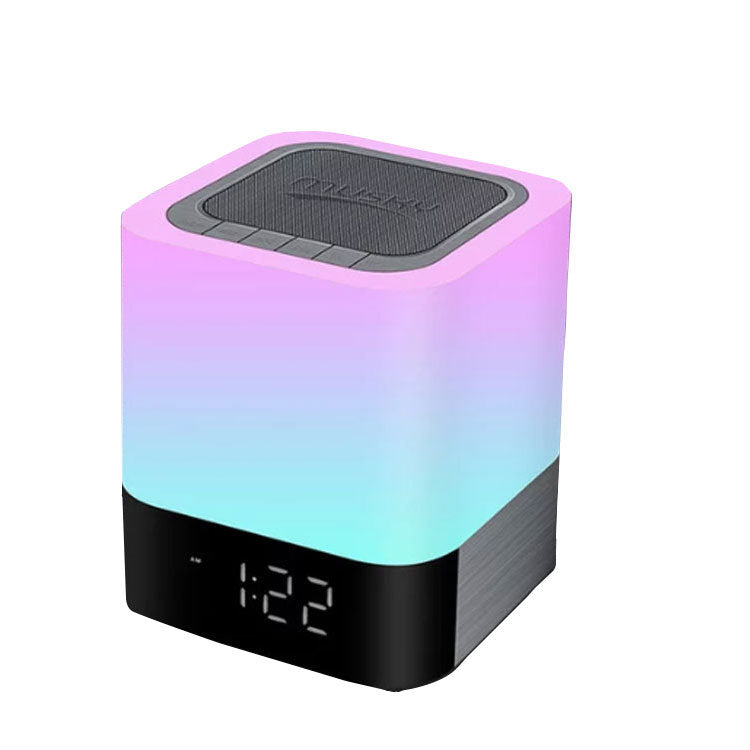 Night Light Bluetooth Speaker with Clock Display