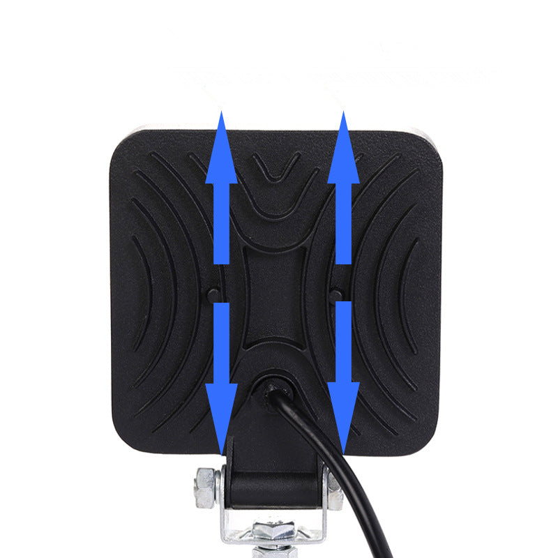Ultra-Bright Square LED Work Light for Machinery Inspection and Outdoor Use