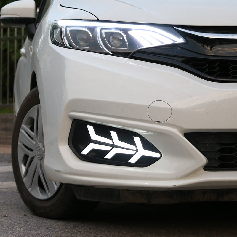 Dual-Color LED Daytime Running Lights for Car Styling Upgrade