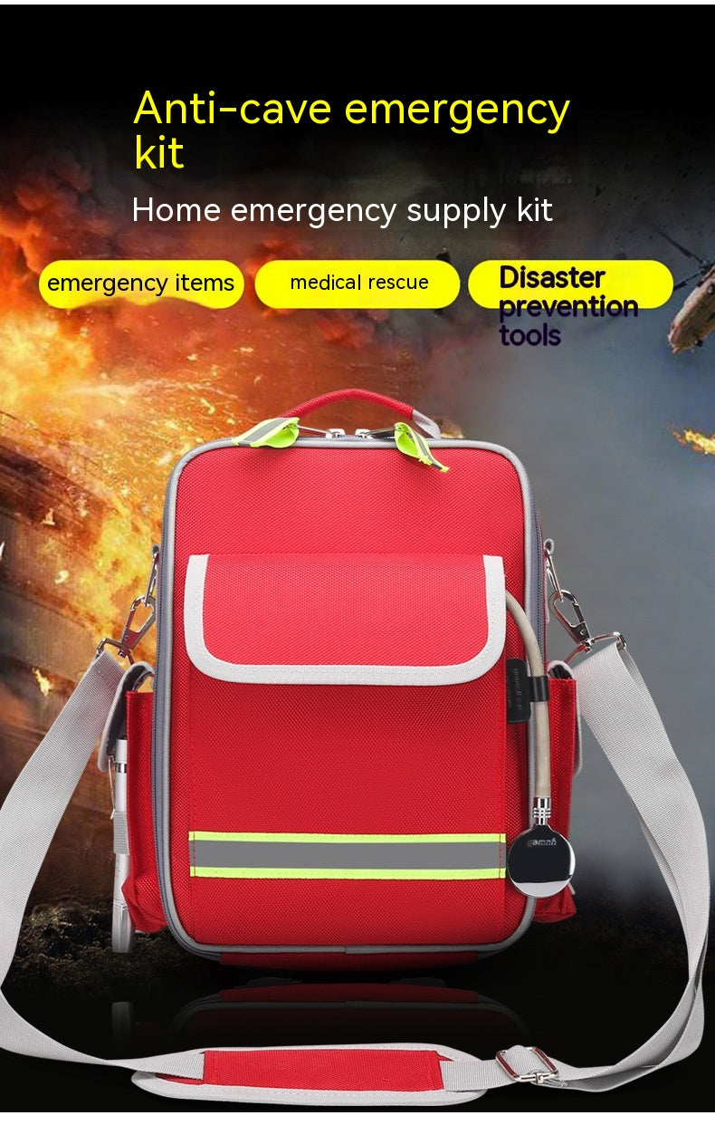 SafeCarry Emergency Medicine Bag – Portable Fireproof & Waterproof Family Kit