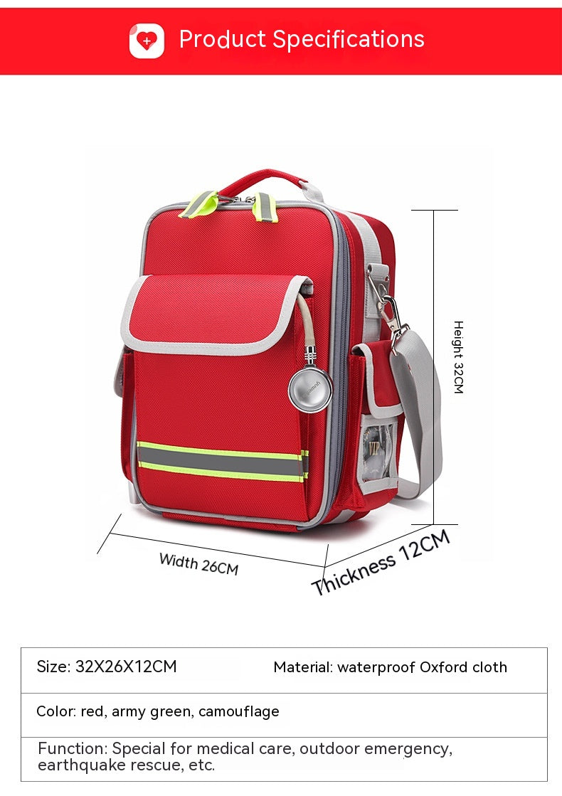 SafeCarry Emergency Medicine Bag – Portable Fireproof & Waterproof Family Kit