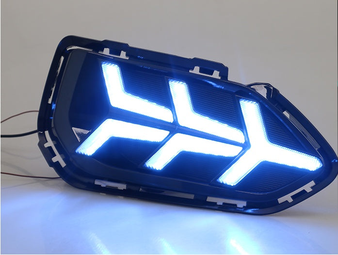 Dual-Color LED Daytime Running Lights for Car Styling Upgrade