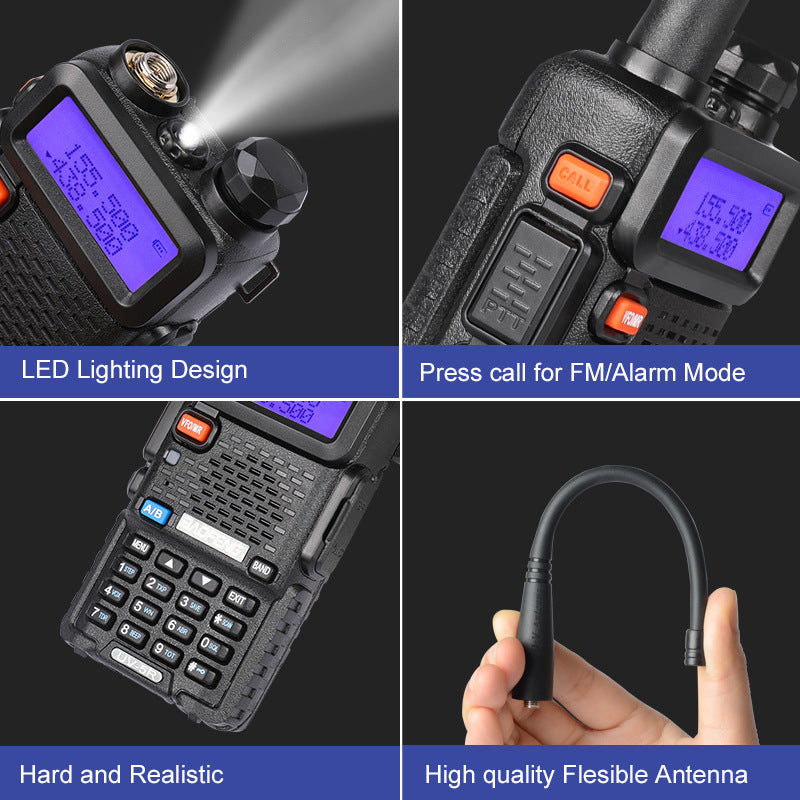 RangeLink Dual-Band Handheld Walkie-Talkie with Lithium Battery