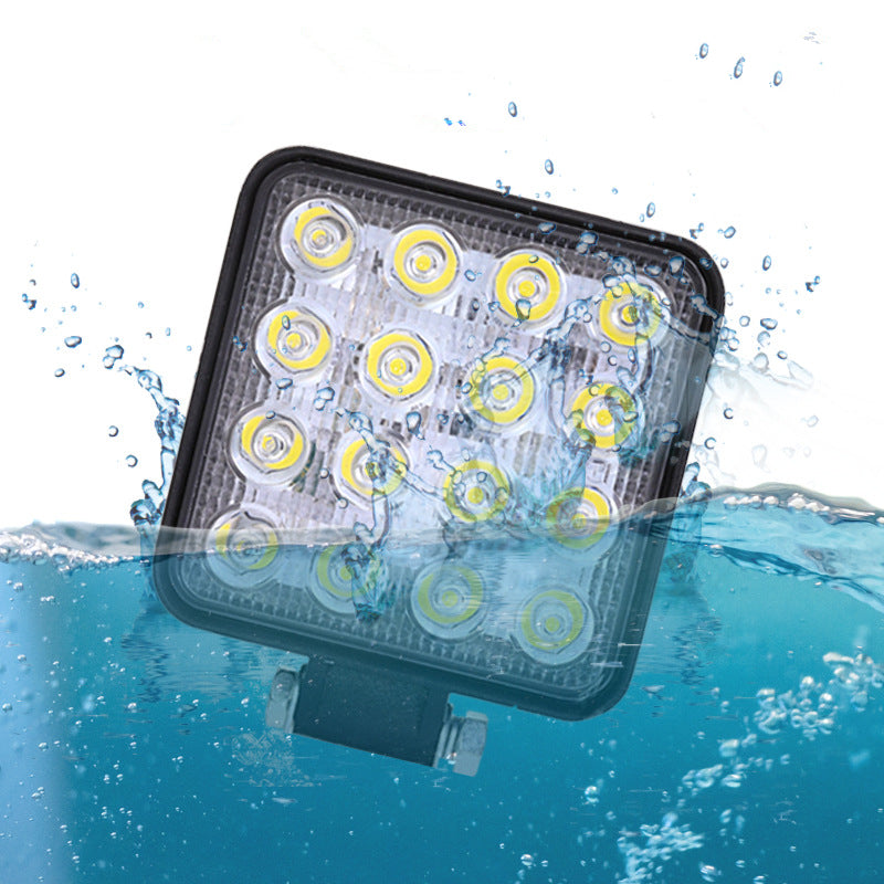 Ultra-Bright Square LED Work Light for Machinery Inspection and Outdoor Use