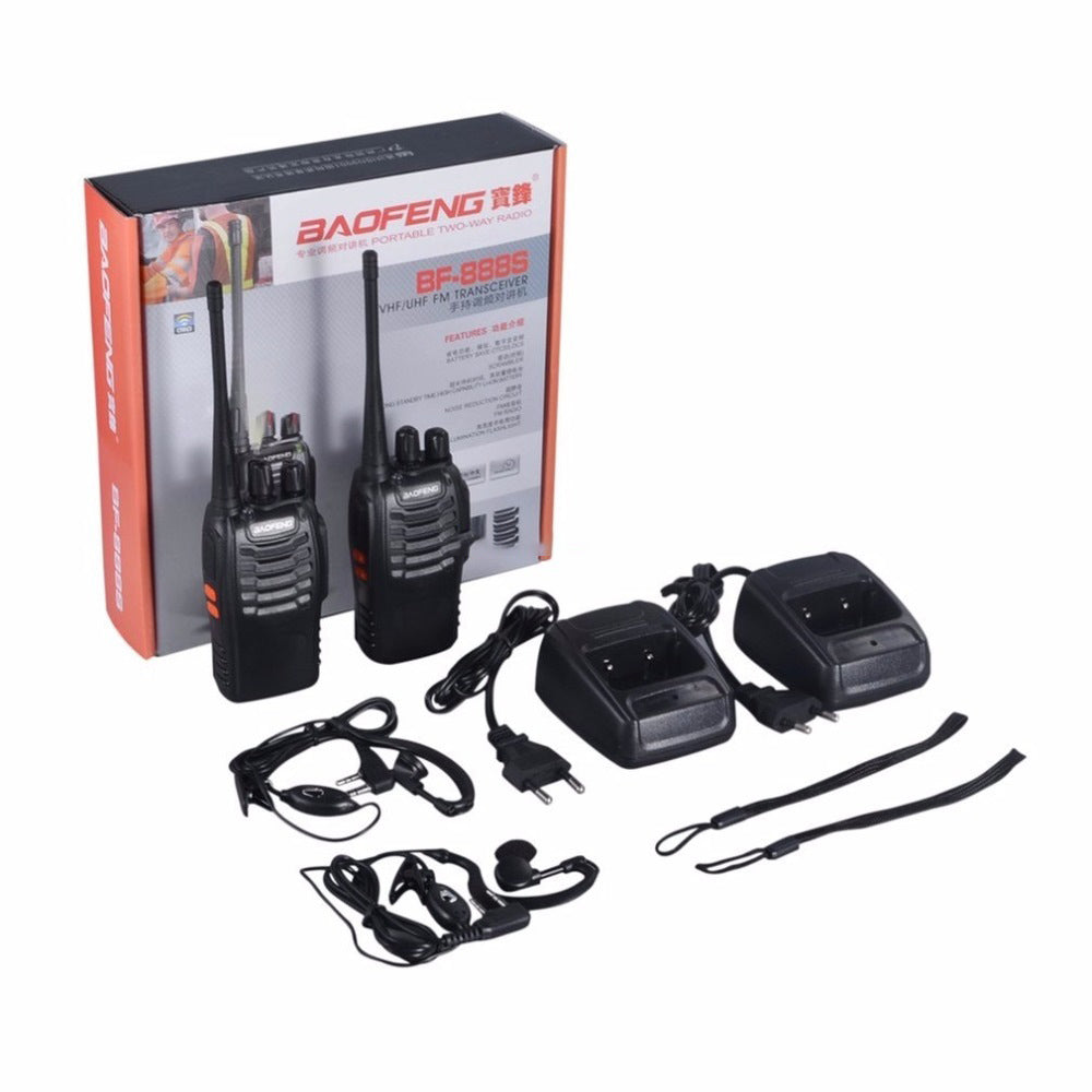 FamilyLink Rechargeable Two-Way Walkie-Talkie Gift Set for Outdoor Use