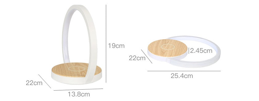 Touch Control Desk Lamp with 10W Wireless Charging