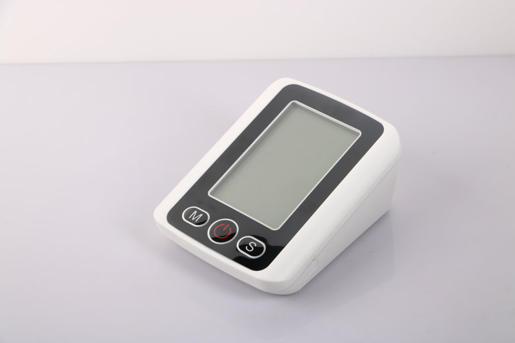 TriGlow Voice Arm BP Monitor – Large Screen & 3-Color Backlight
