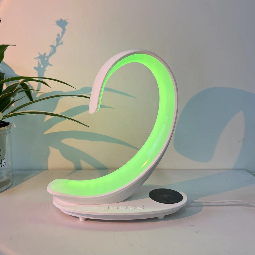 Desktop Swan Light with Wireless Charging and Speaker