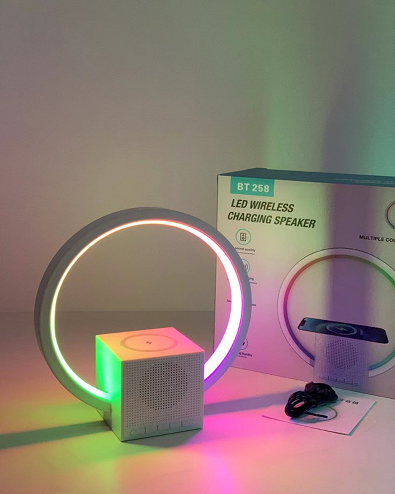 Ambient Glow Speaker with Wireless Charging
