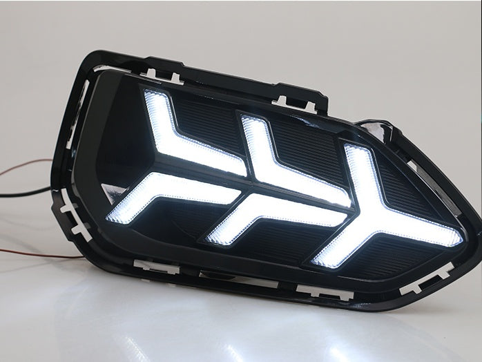 Dual-Color LED Daytime Running Lights for Car Styling Upgrade