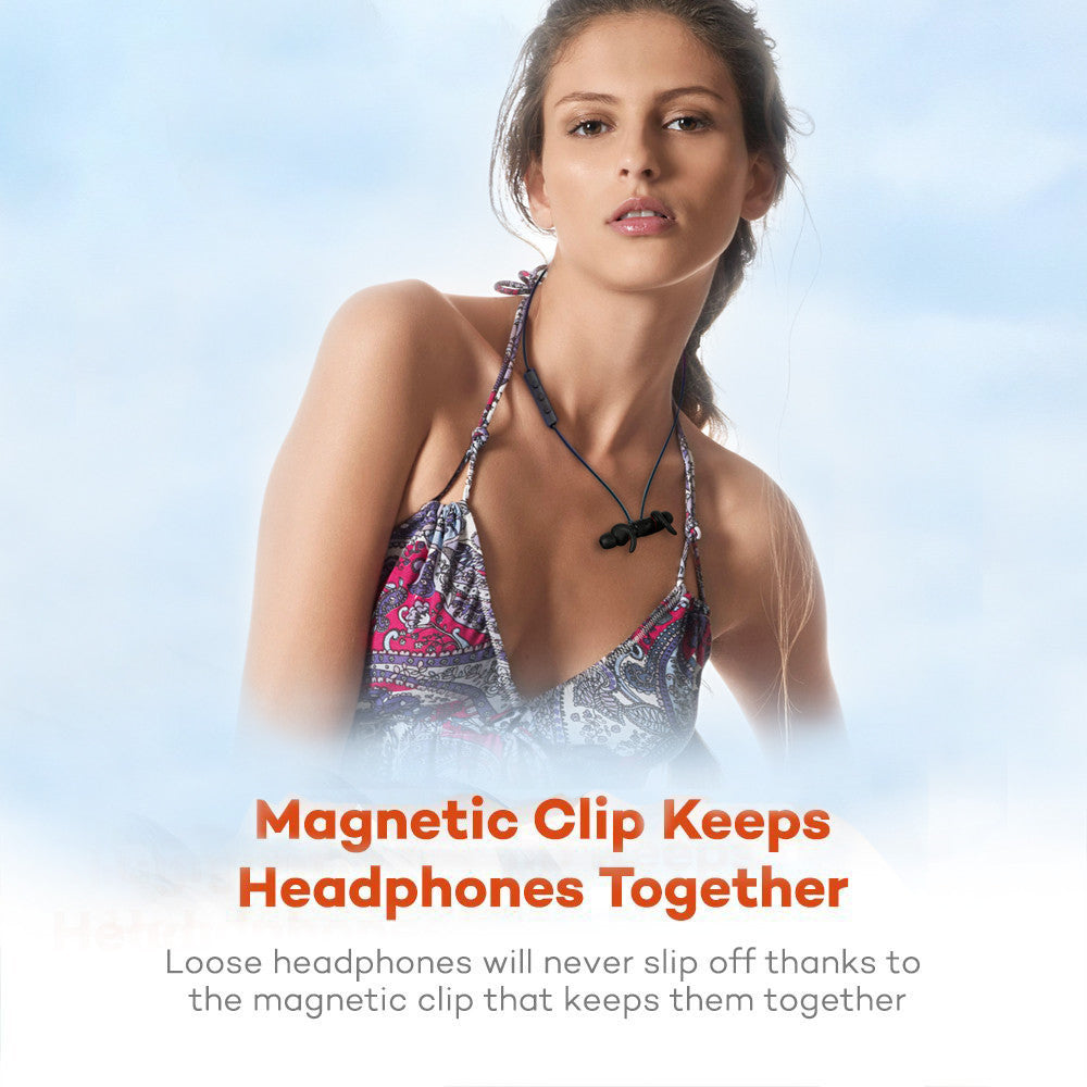 Magnetic In-Ear Bluetooth Earbuds with Hands-Free Mic
