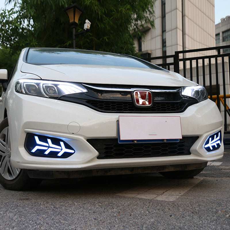 Dual-Color LED Daytime Running Lights for Car Styling Upgrade