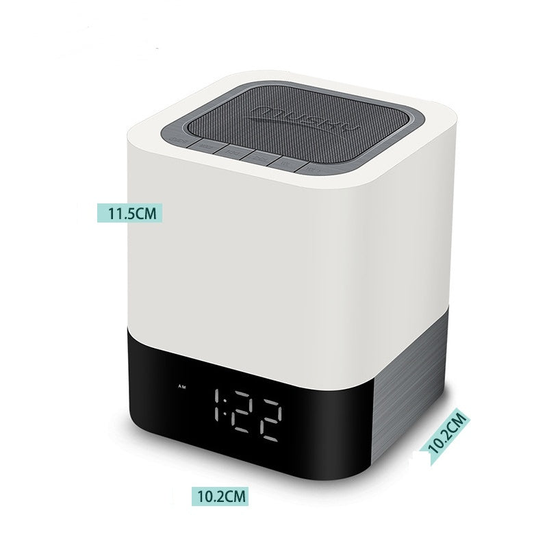 Night Light Bluetooth Speaker with Clock Display
