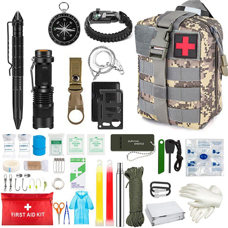 WildGuard Canvas First Aid Kit – Outdoor Wilderness Survival Emergency Pack