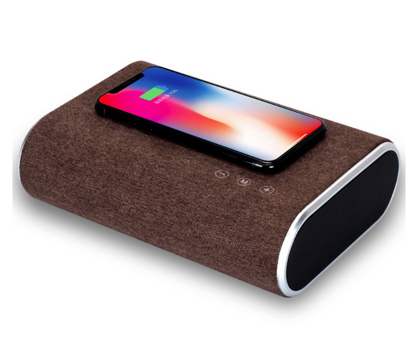 Wireless Charging Speaker with Dual Audio Design