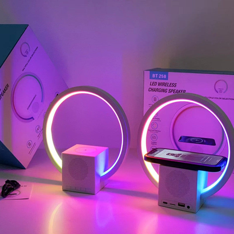 Ambient Glow Speaker with Wireless Charging