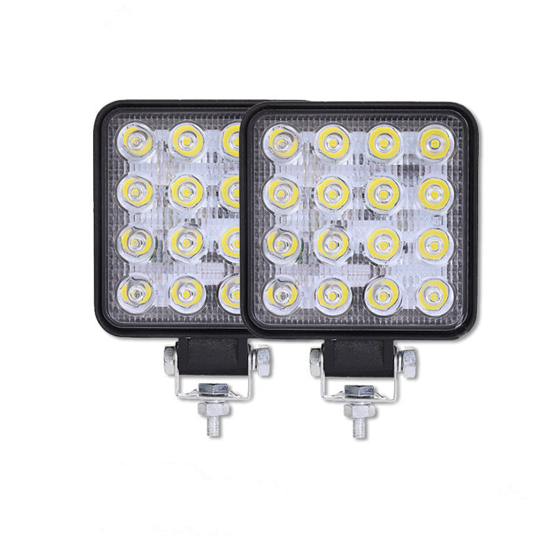 Ultra-Bright Square LED Work Light for Machinery Inspection and Outdoor Use