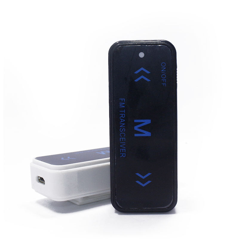 Compact Hands-Free Walkie-Talkie Set with Ear Hook for Indoor Use