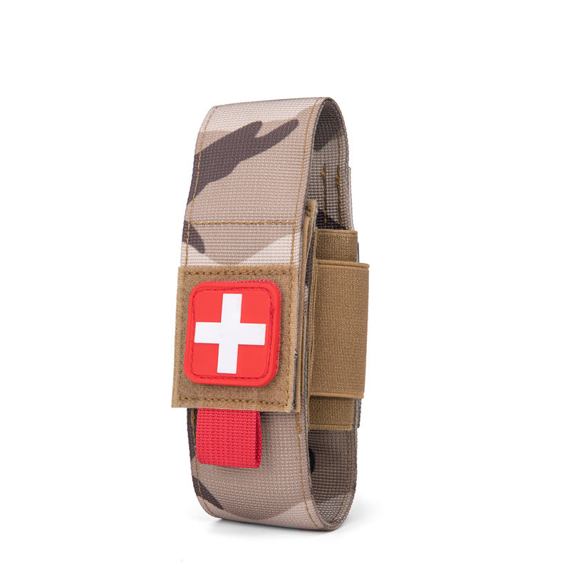 TrailGuard Outdoor Emergency Survival Kit – Compact Oxford First-Aid Pouch