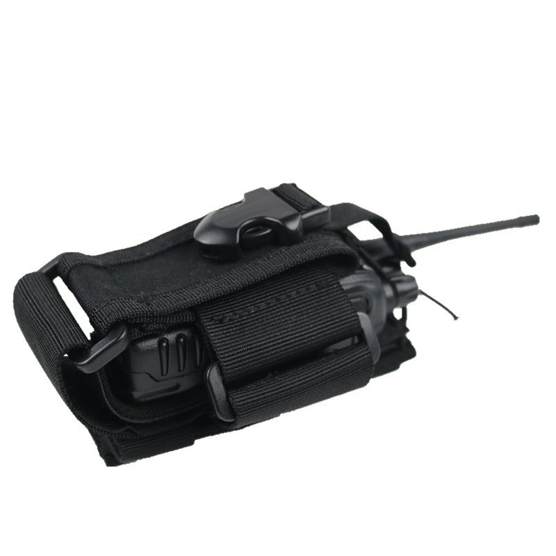 Compact Outdoor Tactical Waist Pouch for Walkie-Talkies