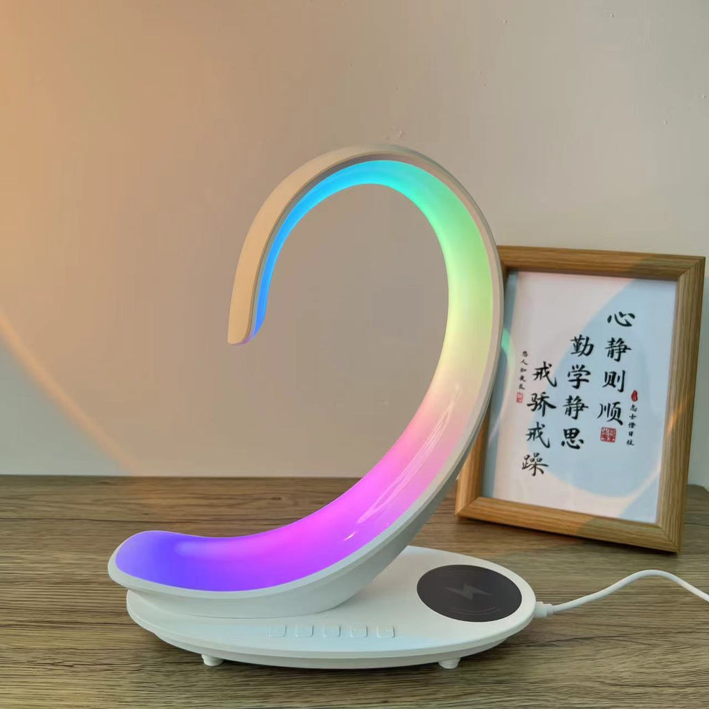 Desktop Swan Light with Wireless Charging and Speaker