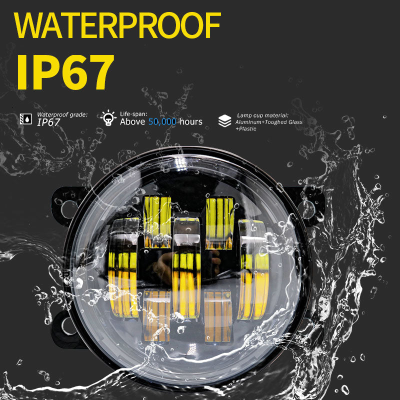 Dual-Color LED Fog Light for LADA Front Driving Visibility