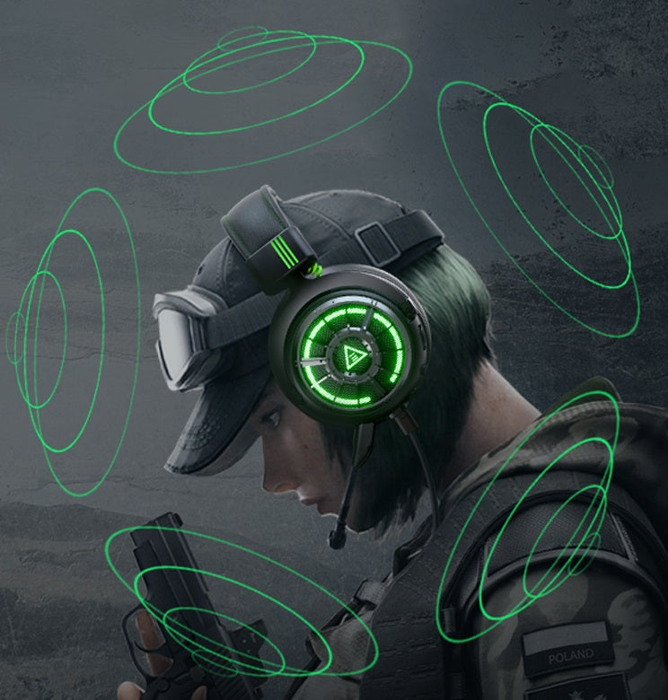 Wired Gaming Headset with Microphone Control