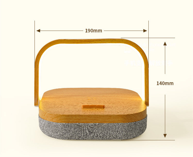 Touch-Control Desk Lamp Speaker with Wireless Charging