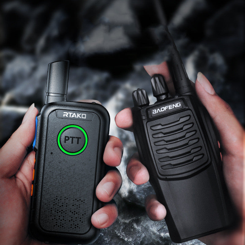 Ultra-Thin Mini High-Power Handheld Walkie-Talkie for Outdoor Use