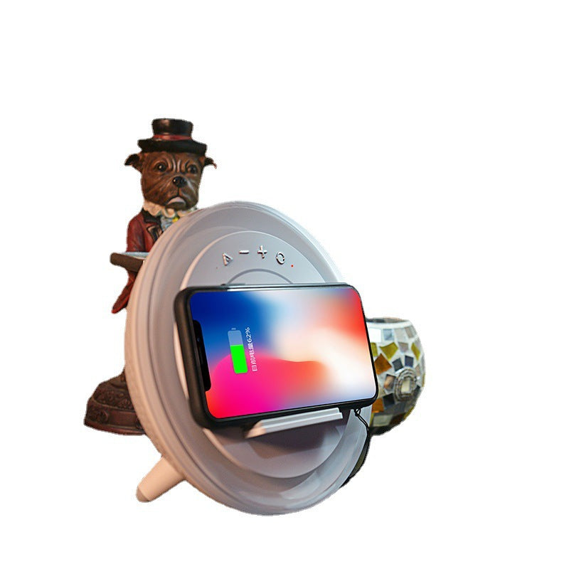 Colorful Night Lamp with Bluetooth Speaker and Wireless Charging