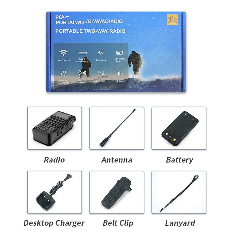 TrailForce 10W Outdoor Two-Way Radio with Anti-Interference Design