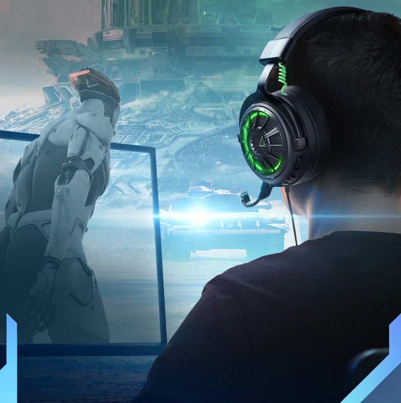 Wired Gaming Headset with Microphone Control