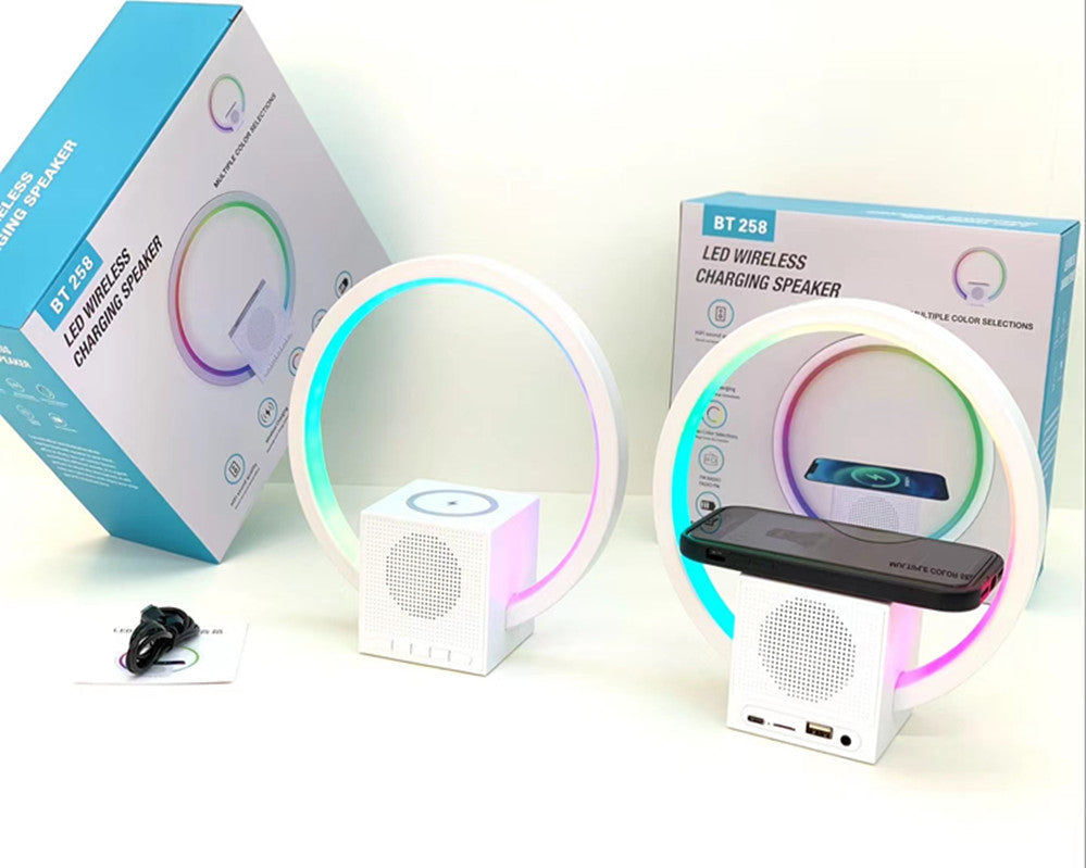 Ambient Glow Speaker with Wireless Charging