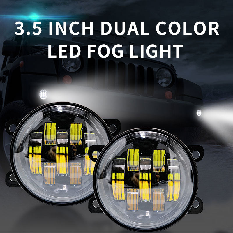 Dual-Color LED Fog Light for LADA Front Driving Visibility