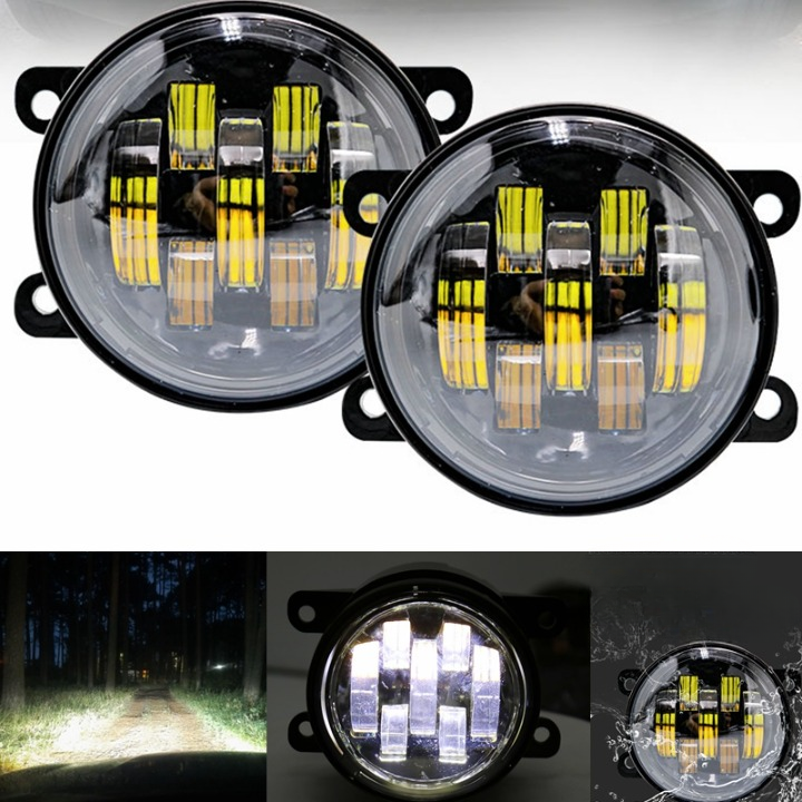 Dual-Color LED Fog Light for LADA Front Driving Visibility