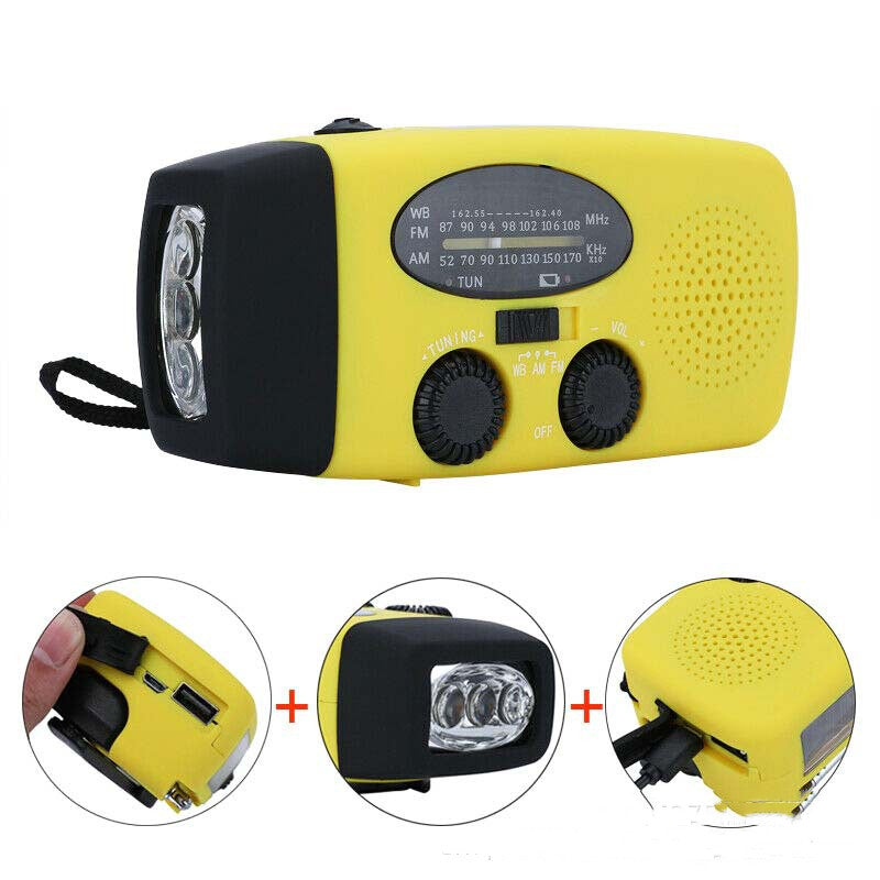 SafeGuard Portable Solar Emergency Radio – Disaster Prevention Power Generator