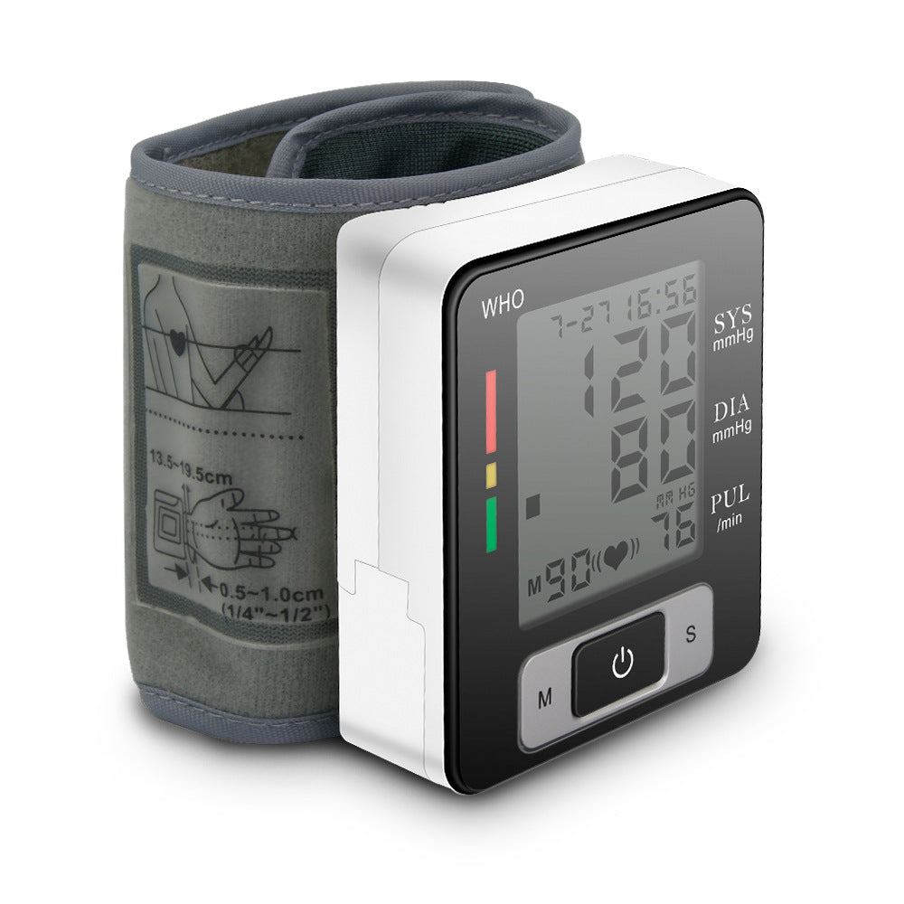 CompactEase Household Wrist Blood Pressure Monitor