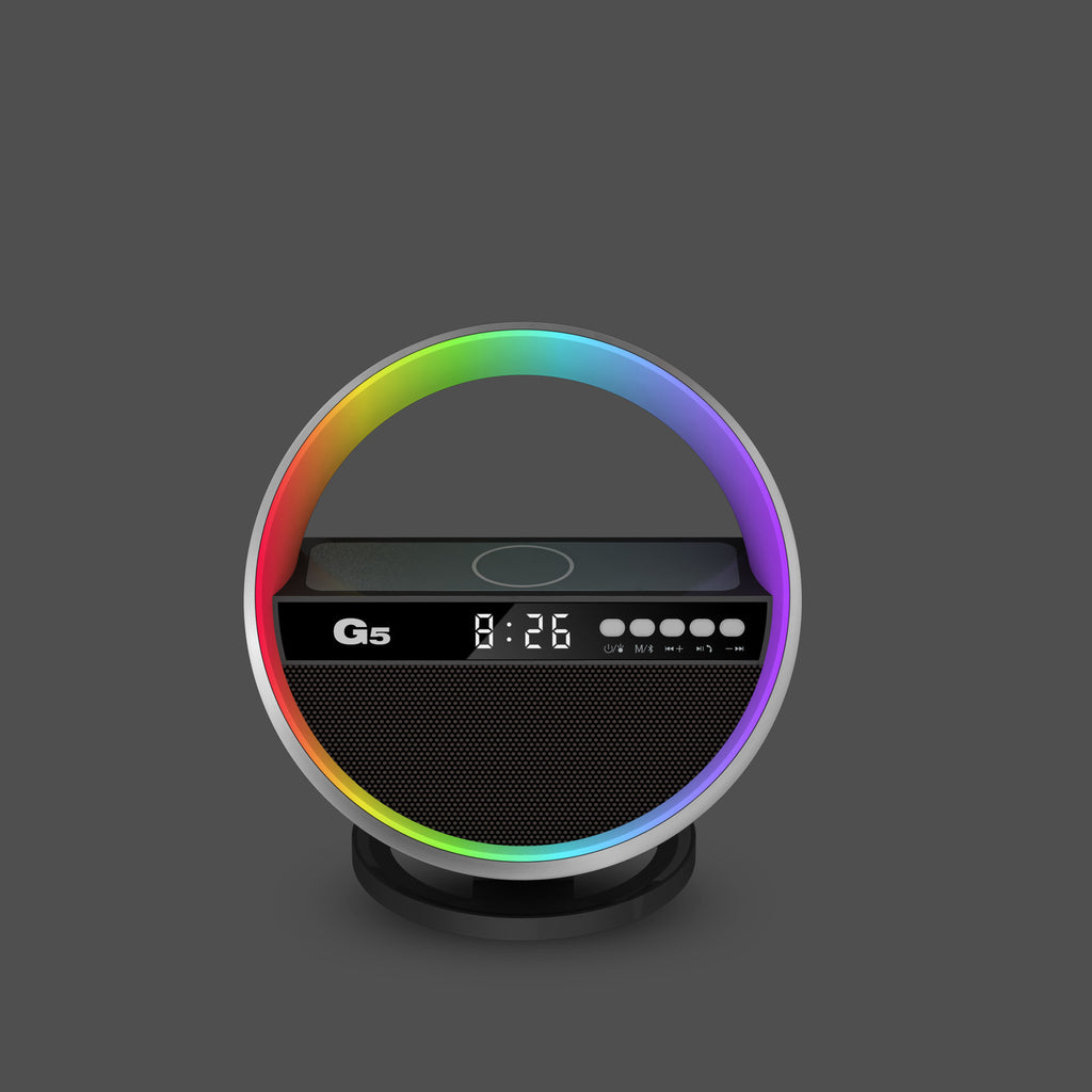 RGB Atmosphere Light Speaker with Wireless Charging